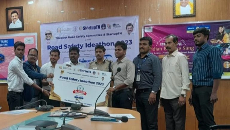 CKCET Students Triumph at Startup Tamilnadu Hackathon